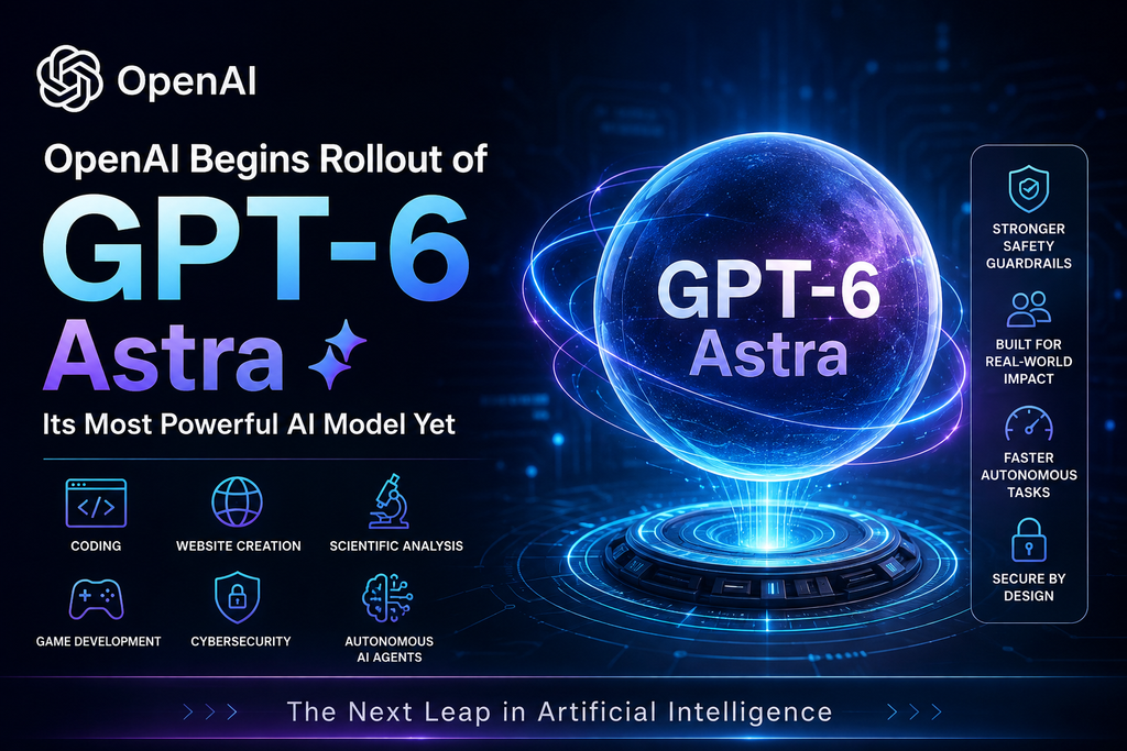 OpenAI-এর নতুন শক্তিশালী AI মডেল GPT-6 Astra-এর যাত্রা শুরু