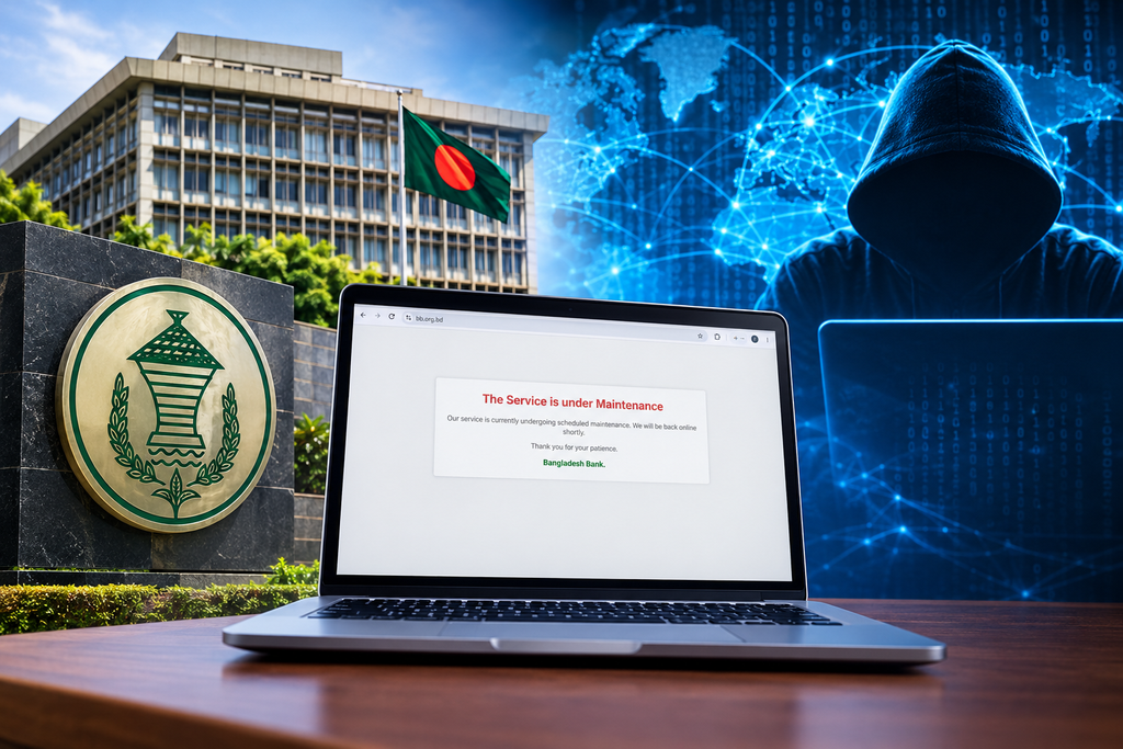 বৈশ্বিক সাইবার নিরাপত্তা সতর্কতার পর অফলাইনে বাংলাদেশ ব্যাংকের ওয়েবসাইট